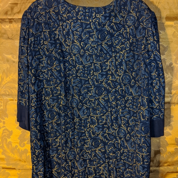 Ashley & Me Navy Blouse - Picture 4 of 7